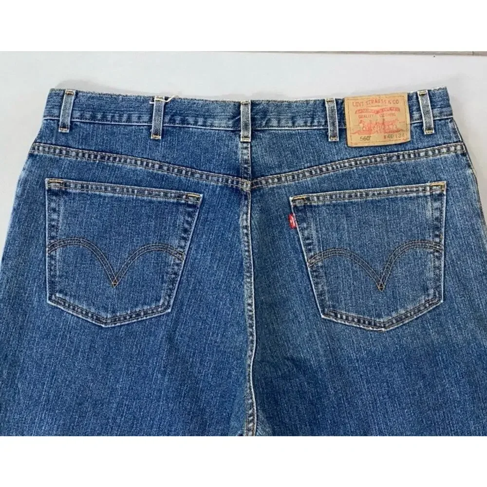 Levi's Vintage 560 Comfort Fit 5-Pocket Denim Jeans. Medium Wash, 40X34. NWOT!